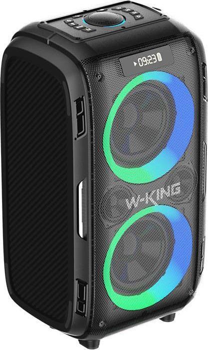 Immagine prodotto W-king Altoparlante Bluetooth senza fili T9 Pro 120W (nero) (Attivo, 1x 120 W)