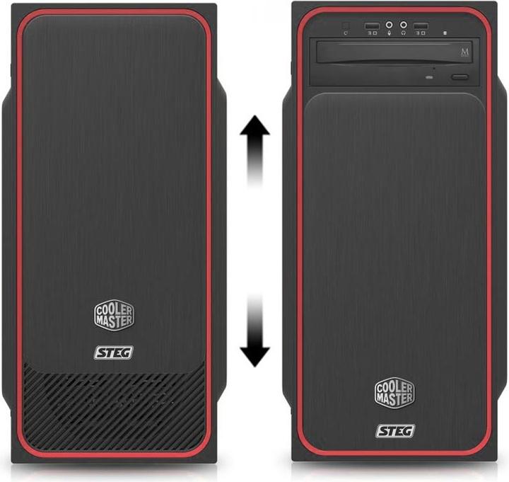 Produktbild STEG PC Easy Gaming 10 V (CH, i5, 16GB, 512GB SSD, 2TB HDD, RTX 3050, W11H) (Intel Core i5-12400, 16 GB, 512 GB, GeForce RTX 3050)
