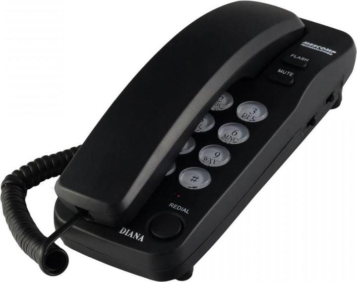 Produktbild Mescomp Technologies Mesmed Mescomp MT 518 Diana Black landline phone