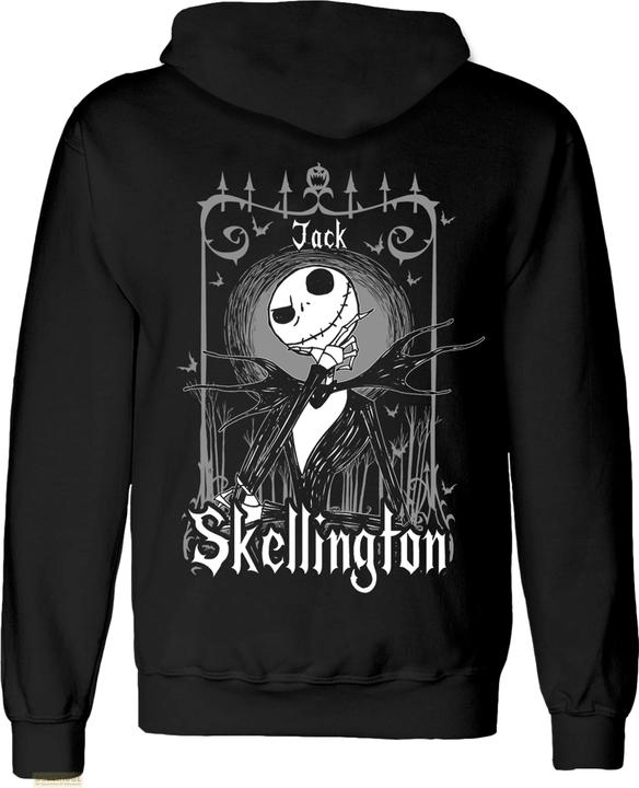 Heroes Inc Nightmare before Christmas Kapuzenpullover Jack Skellington In Frame Black And Back Grösse L (L)