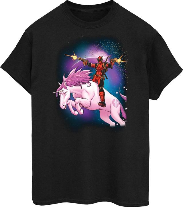 Produktbild Deadpool Space Unicorn Boyfriend Fit TShirt (M)