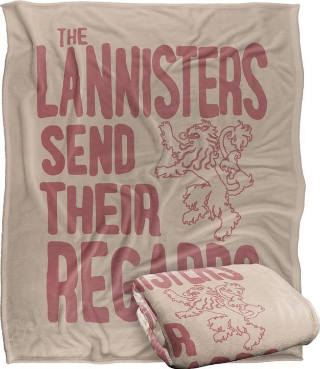 Produktbild Game of Thrones Decke Lannisters Send Their Regards (152 x 127 cm)