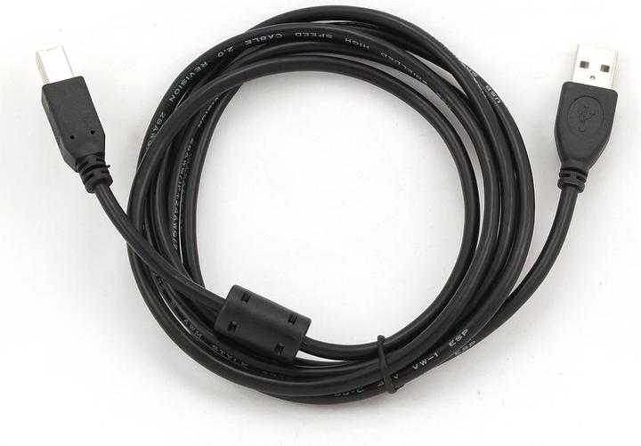 Produktbild Gembird CCFB-USB2-AMBM-1.5M Druckerkabel 1,5 m Schwarz (1.50 m, USB 2.0)