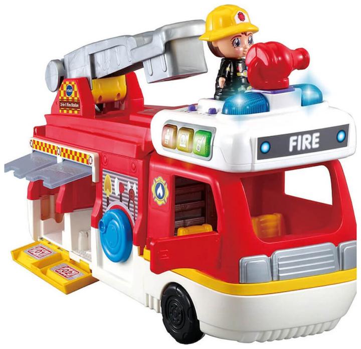 Actual product image VTech Toot-Toot Children's Set Friends 2 in 1 Fire Station (English Version) V529803