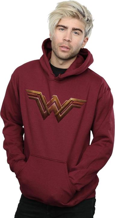 Immagine prodotto Justice League Movie Wonder Woman Emblem Felpa con Cappuccio Uomo (XL)