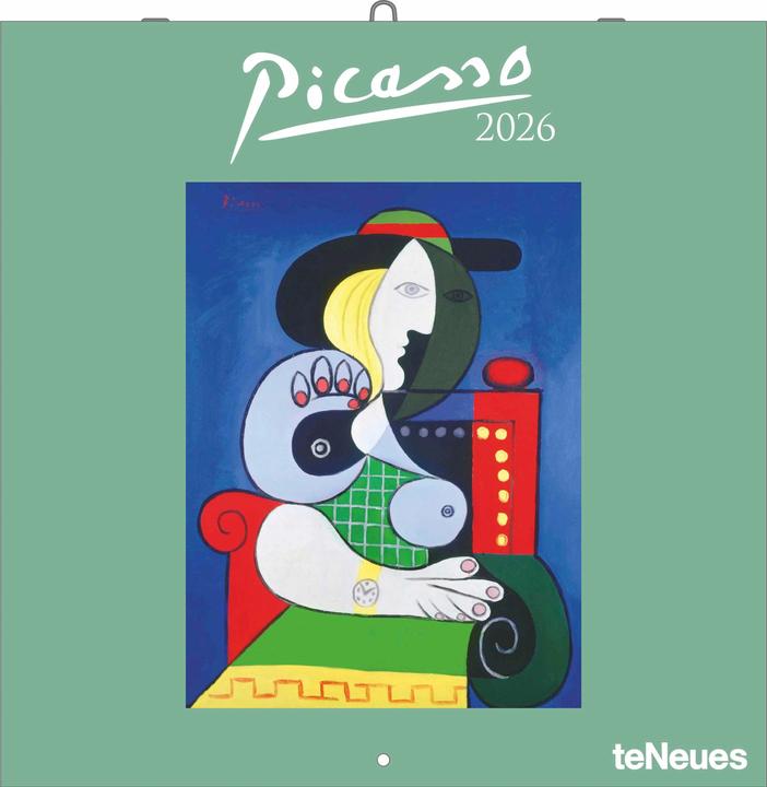 Image du produit Picasso2026-Wand-Kalender-Broschüren-Kalender-30x30-30x60geöffnet-Ku (30 x 30 cm, Couverture rigide, Allemand)