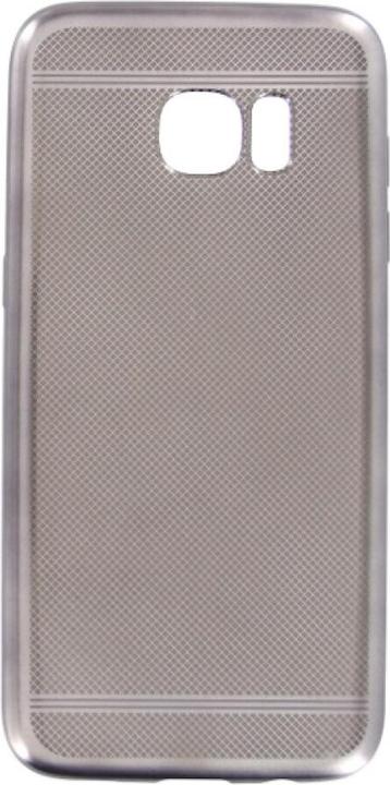 Actual product image OEM Silicone Case Classy Samsung Galaxy S7 Edge grey (Samsung Galaxy S7 Edge)