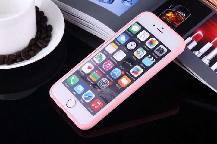 Produktbild König Design Apple iPhone 6 / 6s Handy Hülle Mandala Case Schutzhülle Motiv Traumfänger Rosa (Apple iPhone 6)