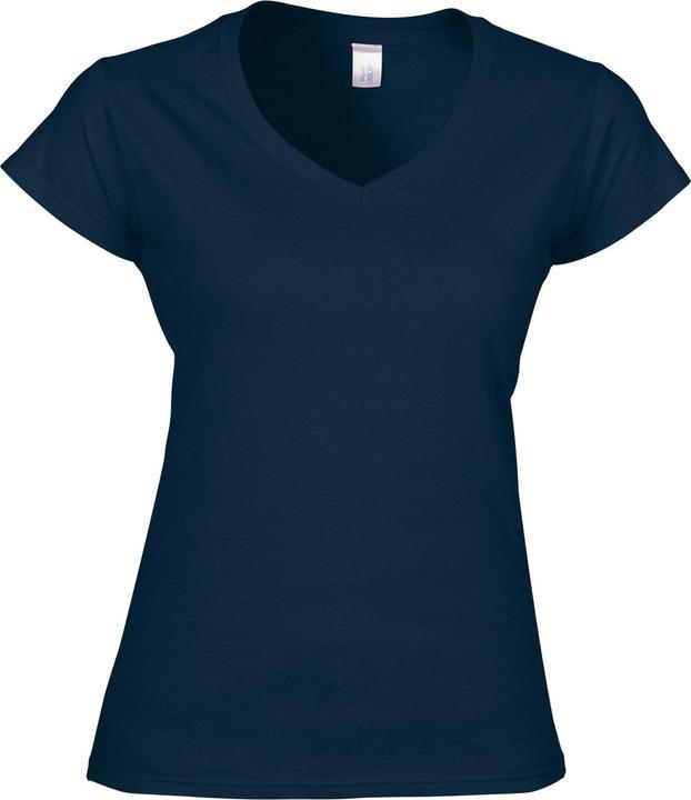 Actual product image Gildan Womens/Ladies Soft Touch V Neck T-Shirt (36 D)