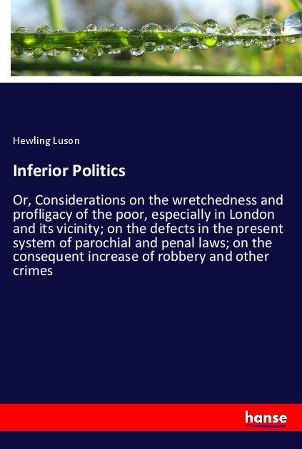 Produktbild Inferior Politics (Hewling Luson, 2018)
