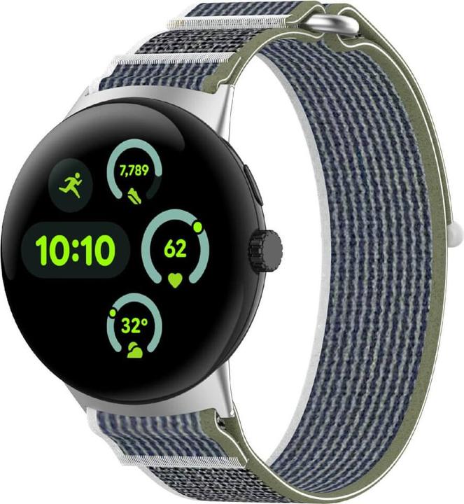 Produktbild Cover-Discount Google Pixel Watch 3 - 45mm - Nylon Stoff Band flexibel mit Klett (Nylon)