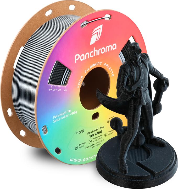 Produktbild Polymaker Panchroma™ Dual Special PLA (PLA, 1.75 mm, 1000 g, Mehrfarbig)