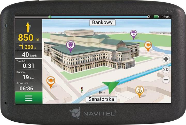 Navitel E500 mapa Polski i Europy pe??na mapa Rosji, Ukrainy, B (5")