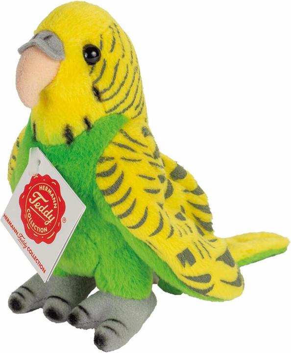 Produktbild Teddy Hermann Wellensittich grün 13cm (13 cm)