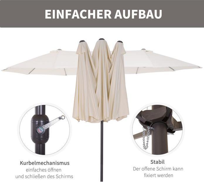 Image du produit Jamb Parasol Ovale (2.70 m)