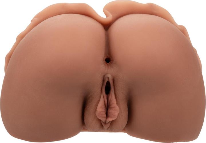 Actual product image CalExotics The Homecoming Queen Double Realistic Masturbator Caramel