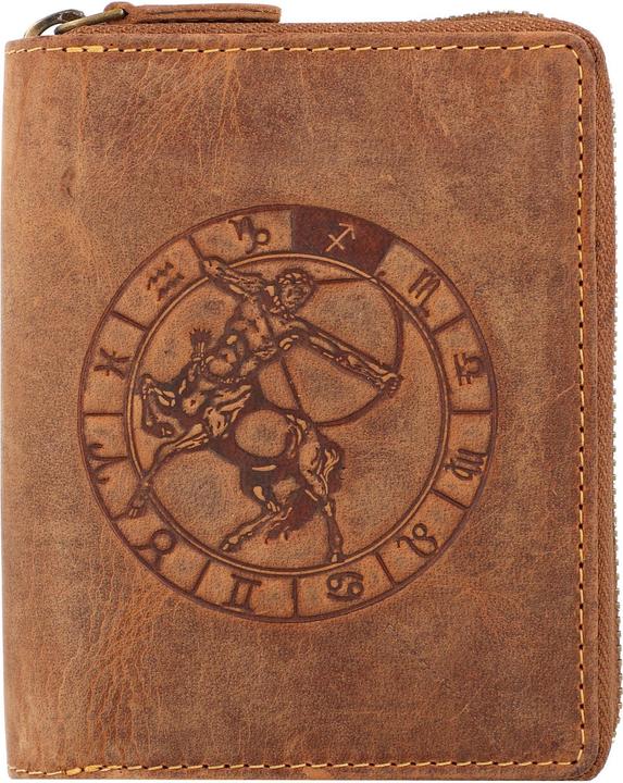 Produktbild Greenburry Vintage Sternzeichen Geldbörse Leder 10 cm