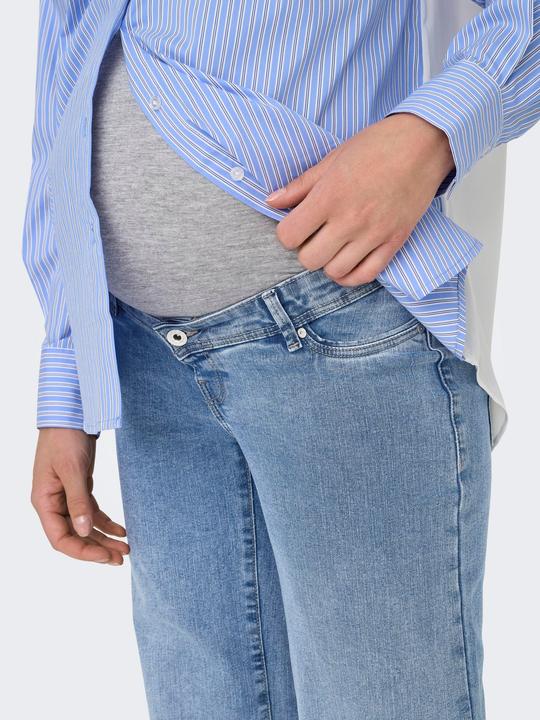 Actual product image Only Maternity OLMWAUW Mittlere Taille Weiter Beinschnitt Jeans Jeans mit weitem Bein (30)