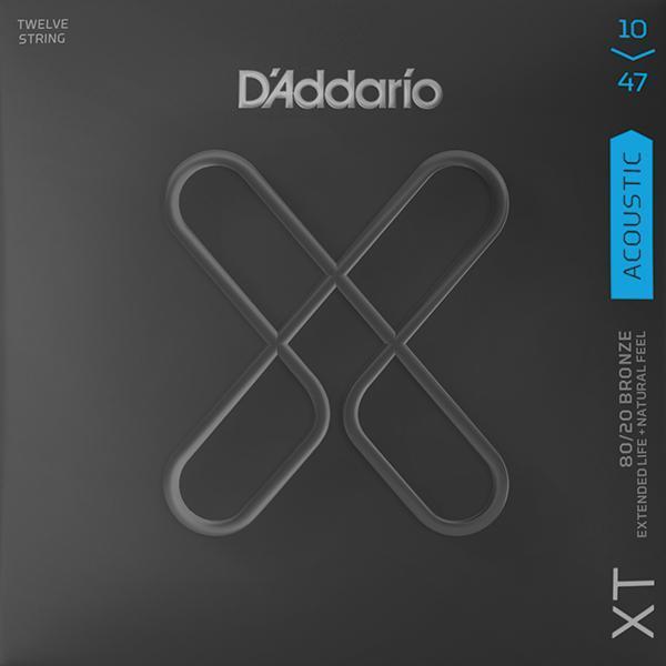 Image du produit D'Addario Set de guitare 12 cordes XT 80/20 (12 x, Bouzouki, Guitare, Banjo, Mandoline, Basse électrique)