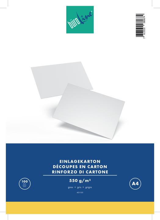 Produktbild BüroLine Einlagekarton für A4 (210 x 297 mm, 100 x)