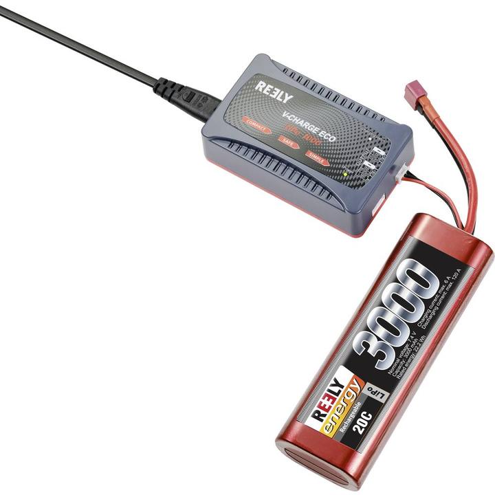 Productafbeelding Reely V-CHARGE ECO LiPo 1000 model oplader 230 V 1 A LiPo