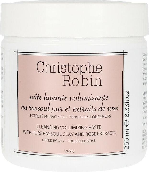 Produktbild Christophe Robin Pâte Lavante Volumisante au Rassoul Pur et Extraits de Rose (250 ml, Flüssiges Shampoo)