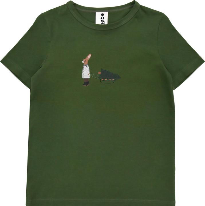 Hebe T-shirt mit Häschen und Weihnachtsbaum