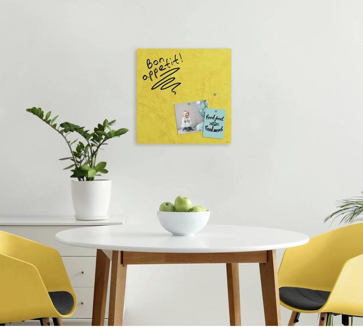 Actual product image Sigel Glass magnetic board Artverum with design (Magnet board, 48 x 48 cm)