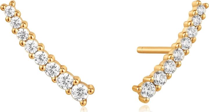 Actual product image Ania Haie Stud Earrings Glam Crawler Stud 925 Sterling Silver (925 silver)