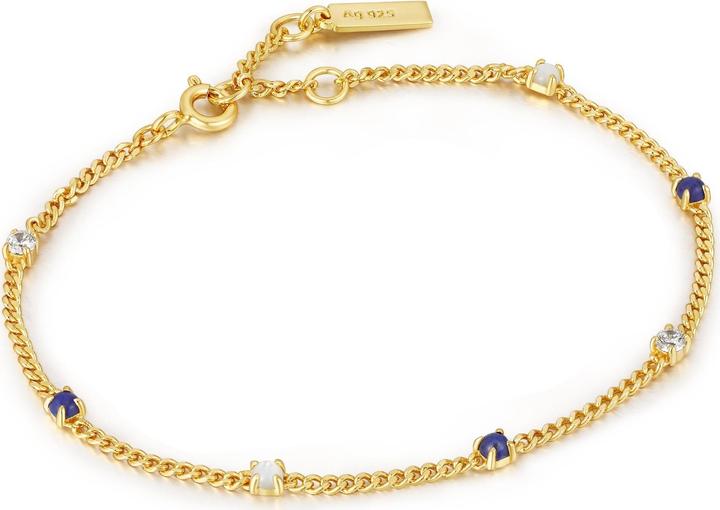 Produktbild Ania Haie Armkette Lapis Chain 925 Sterling Silber (16.50 cm, 925er Silber)