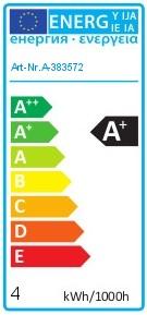 Energy Label Isoled illuminants (E14, 4 W, 350 lm, 1 x, E)
