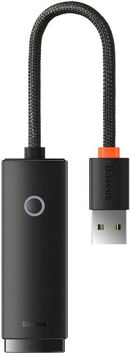 Image du produit Baseus Lite Series Adaptateur Ethernet USB-A vers port LAN RJ45 (100Mbps) Noir (USB, RJ45 (1x))