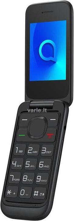 Actual product image Alcatel 2053D Black, 2.4 ", TN, 240 x 320 pixels, 4 MB, Dual SIM, USB version micro USB, Built-in came (2G)