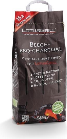 Actual product image LotusGrill Beech charcoal (2.50 kg)
