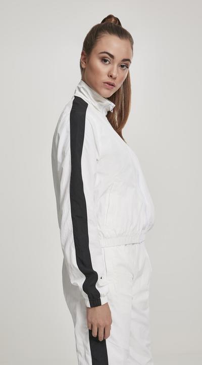 Image du produit Urban Classics Ladies Short Striped Crinkle Track Jacket (XL)