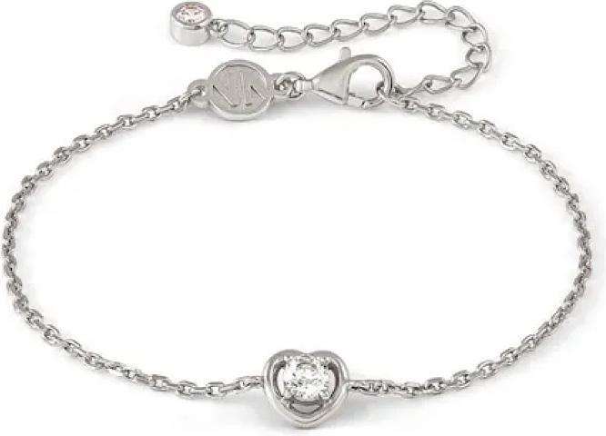 Nomination Armband Cosmiclove Herz (19 cm, Silber 925)