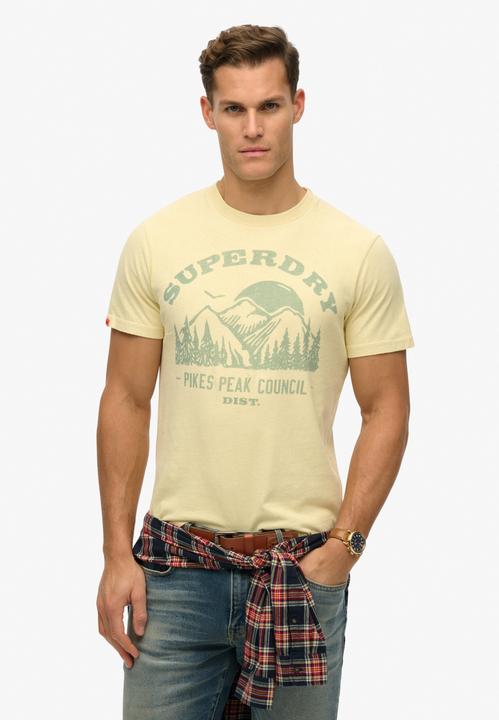 Image du produit Superdry T-shirt monochrome décontracté Lo-Fi Outdoor (M)