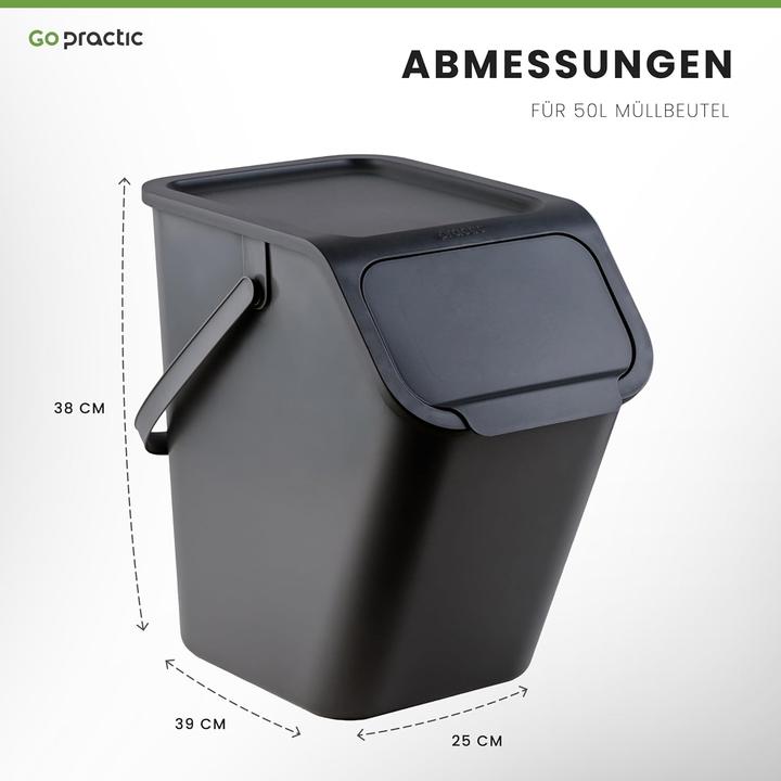 Image du produit Go Practic Système de poubelles (25 l)