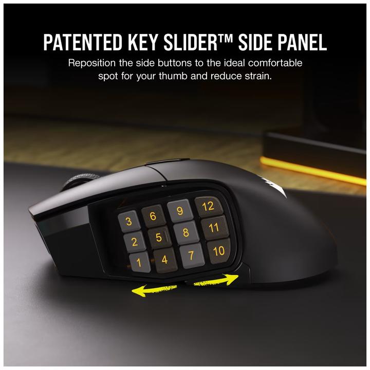Productafbeelding Corsair Scimitar Elite Draadloze Gaming Muis RGB LED (Draadloze)