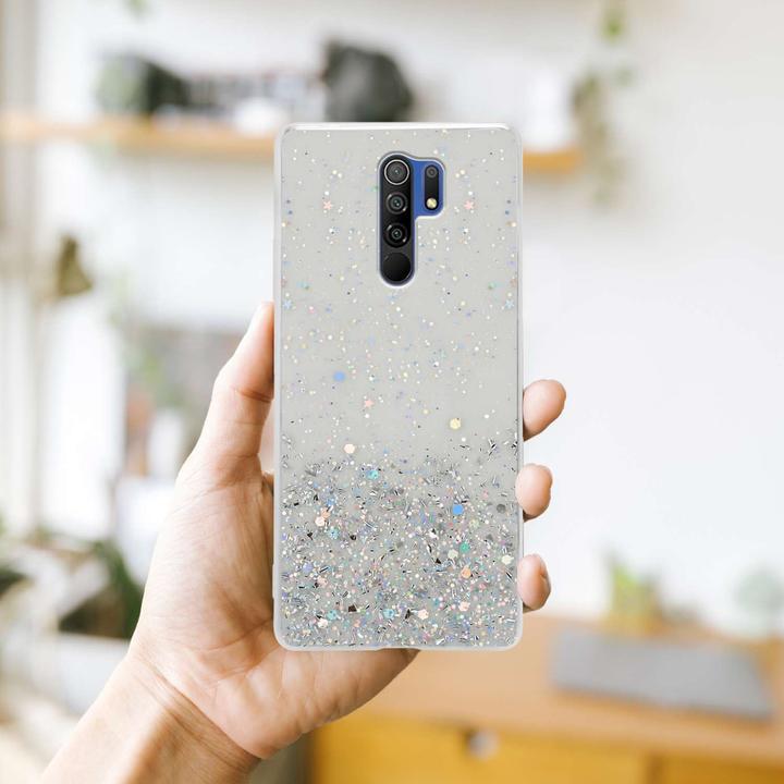 Produktbild Cadorabo TPU Hülle für Xiaomi RedMi 9 mit Glitzer (Xiaomi Redmi 9)