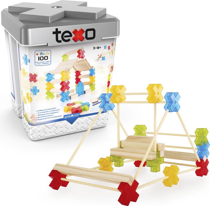 Actual product image Guidecraft Texo construction set
