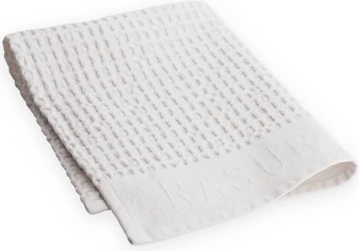 Mühle Rasiertuch - 2 Stück Rasierhandtücher in weiss - 60 x 45 cm Grösse - Waffel-Pique (Rasiertuch)