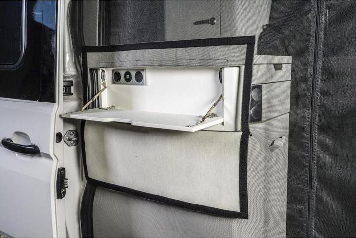 Actual product image VanQuito Mosquito net with sliding doors, right