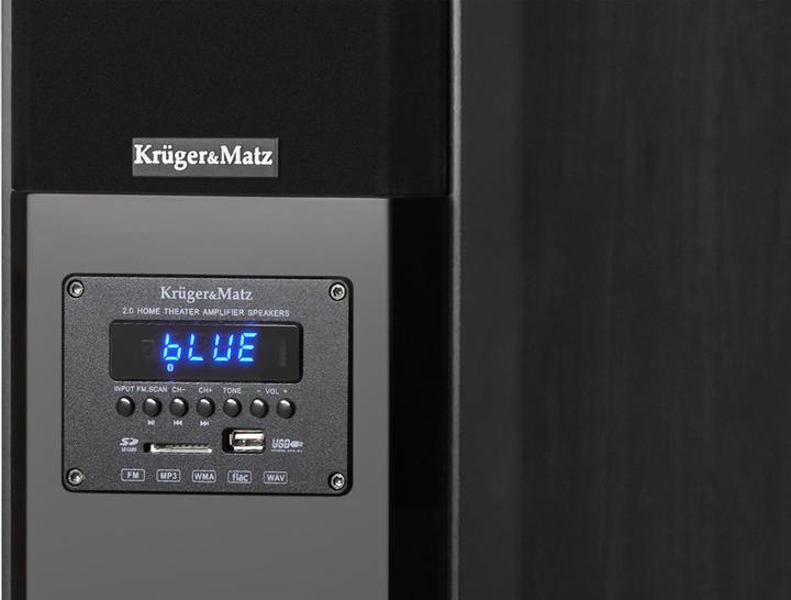 Produktbild Krüger&Matz Active speakers Kruger & Matz Passion, set 2.0, black (Set, 80 W)