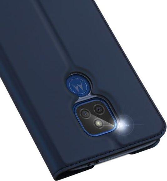 Actual product image Dux Ducis Skin Pro Series Bookcover (Motorola Moto G9 Play, Motorola Moto E7 Plus)