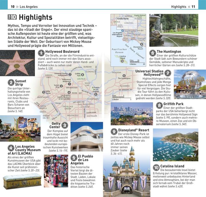 Produktbild Top 10 Reiseführer Los Angeles (Deutsch, DK Verlag Reise, 2022)
