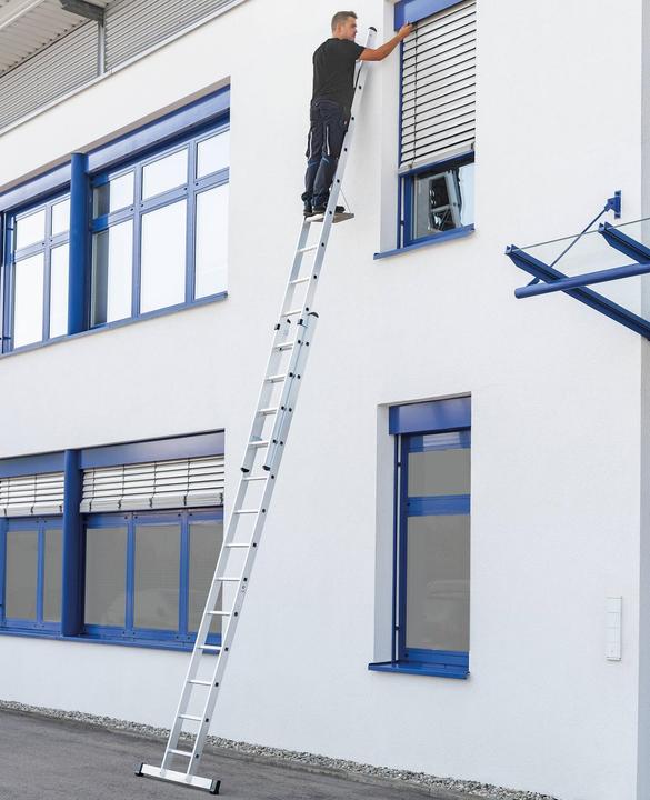Image du produit Munk Echelle coulissante à échelons en 2 parties avec traverse standard 2x8 échelons (Échafaudages, 520 cm)