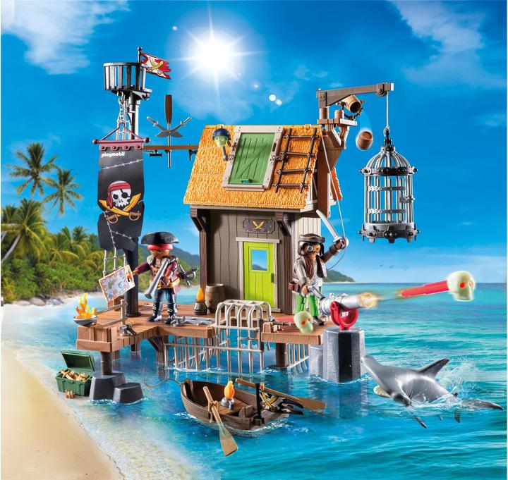 Actual product image Playmobil Pirate harbour with pirate prison (71792, Playmobil Pirates)