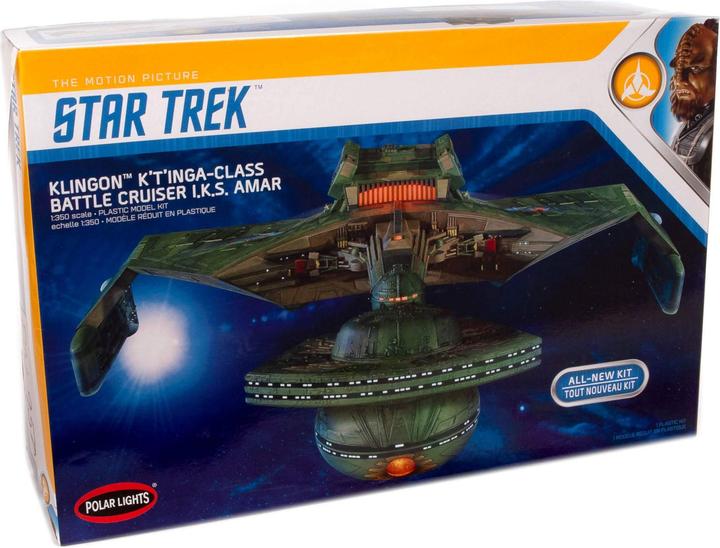 Actual product image Polar Lights Star Trek Klingon K't'inga