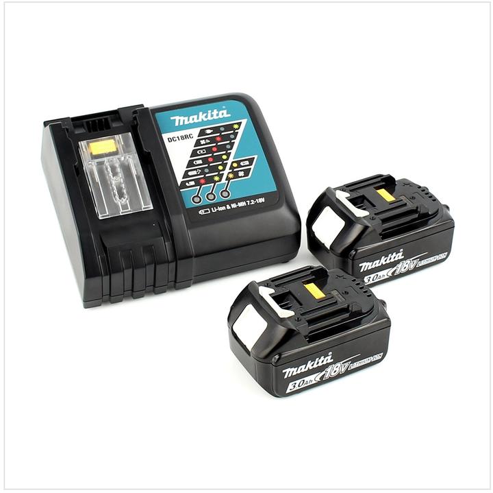 Produktbild Makita DDF 484 RFJ Akku Bohrschrauber brushless 18V 54Nm + 2x Akkus 3,0Ah + Ladegerät im Makpac (Akkubetrieb)